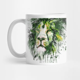 Lion Face Closeup Mug